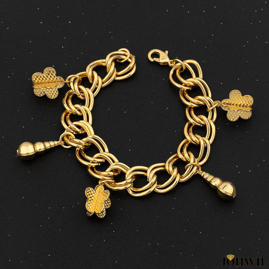 Polished Gold Bracelet